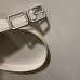Replica Ysl Double Buckle Thin Belt in White 2.0cm