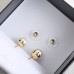 Replica Ysl Cassandre Pearl Earrings In Metal
