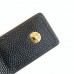 Replica Ysl Cassandre Matelasse Business Card Case in Black with Gold Hardware