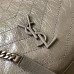 Replica Ysl Niki Shopping Bag in Grey Leather