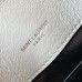 Replica Ysl Medium College Handbags in White with Silver Hardware