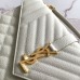 Replica Ysl Medium Envelope Bag in White