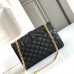 Replica Ysl Small Envelope Bag in Black with Gold Hardware