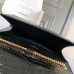 Replica Ysl Medium Kate Tassel Bag in Croco Black with gold hardware