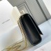 Replica Ysl Medium Kate Tassel Bag in Embossed Black with gold hardware