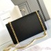 Replica Ysl Medium Kate Tassel Bag in Embossed Black with gold hardware