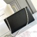 Replica Ysl Medium Kate Tassel Bag in Embossed Black with silver hardware