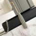 Replica Ysl Medium Kate Tassel Bag in Embossed Black with silver hardware
