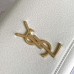 Replica Ysl Medium Kate Bag  in White with Gold Hardware