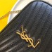 Replica YSL Lou Mini Camera Bag  in Black with Gold hardwear