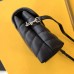 Replica Ysl LouLou Toy strap Bag in Black with Silver