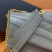 Replica Ysl Medium LouLou Bag in grey with gold