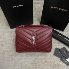 Replica Ysl Small Loulou Bag in Red