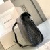 Replica Ysl Manhattan Shoulder Bag in crocodile embossed
