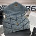 Replica Ysl Puffer Small Bag in Denim