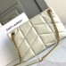 Replica Ysl Puffer Small Bag in White with Gold Hardware