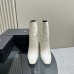 Replica Ysl auteuil booties white