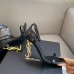 Replica Ysl Opyum Sandals In Patent Leather with Gold Hardware