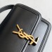 Replica Ysl Solferino Small Bag in Black with Gold Hardware
