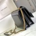 Replica Ysl Medium Sunset Flap Bag in Black with Gold Hardware